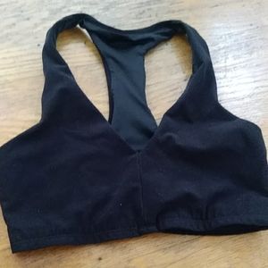 Size S ALO soft black sports bra.